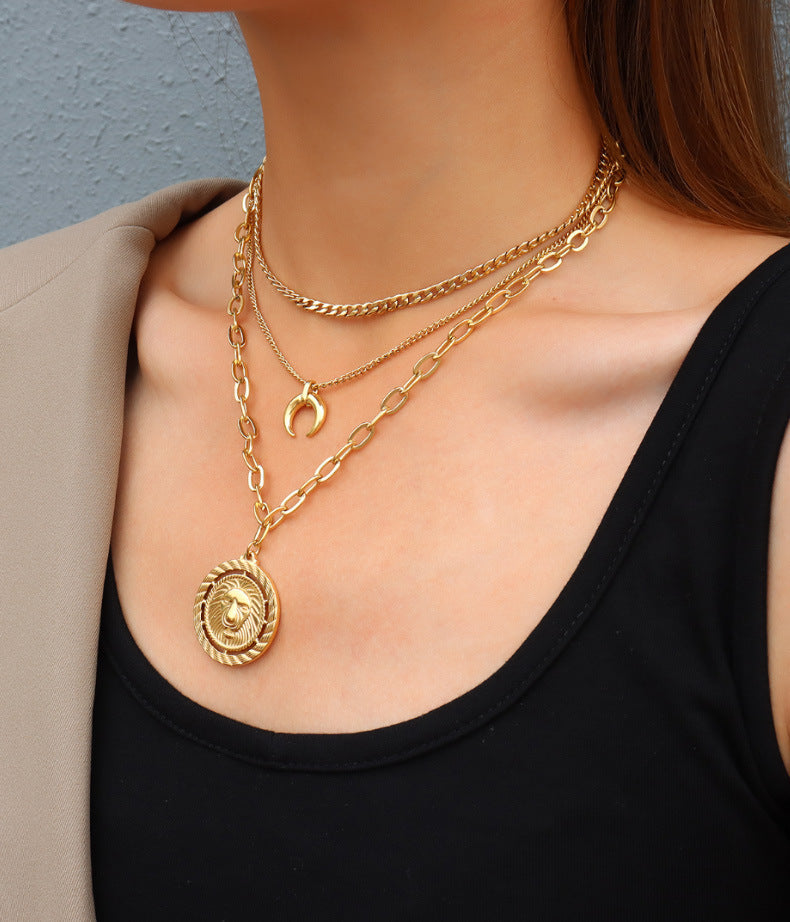 Three-Layer Moon Lion