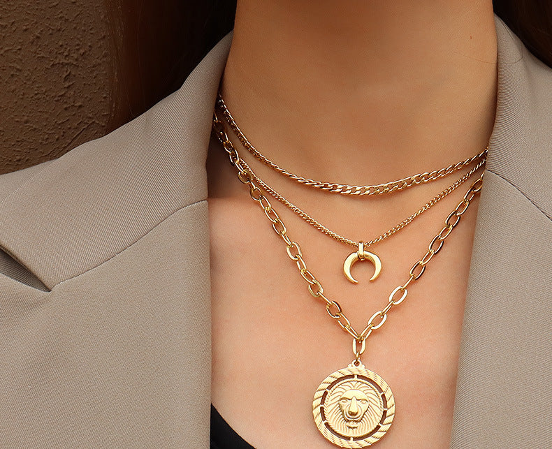 Three-Layer Moon Lion