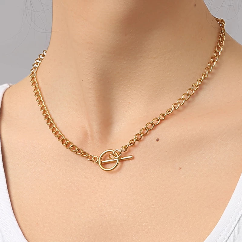 DIOR NECKLACE 18K GOLD PLATED